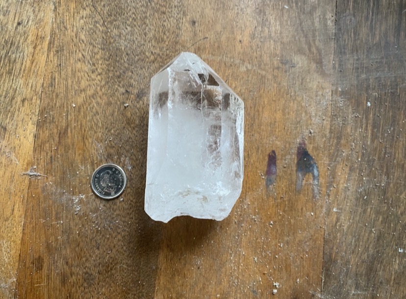 clear quartz piece
